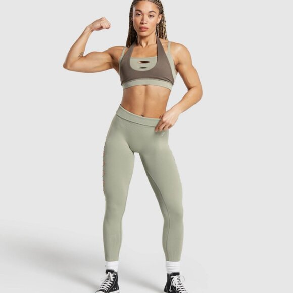 Gym Shark Gains Seamless Ripped Leggings - Picture 2 of 10